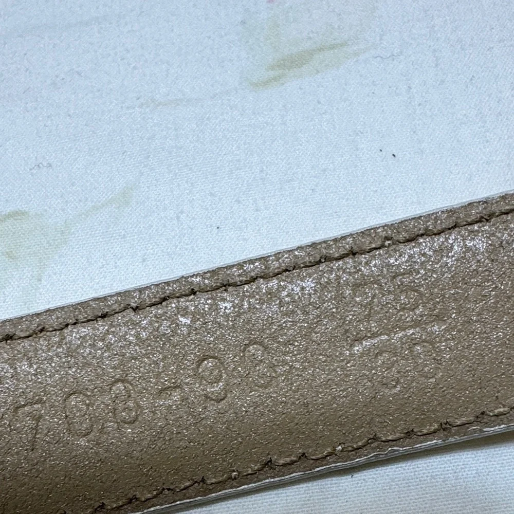 Bally Tan Leather Belt with Gold Buckle - Picture 9 of 15